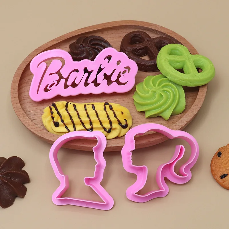 Barbie Princesa Biscuit Mold Set, Fondant, Ferramenta De Moldagem De Bolo,  Cortador De Biscoitos, Bandeja, DIY Ferramentas De Cozimento Para Bolo -  AliExpress