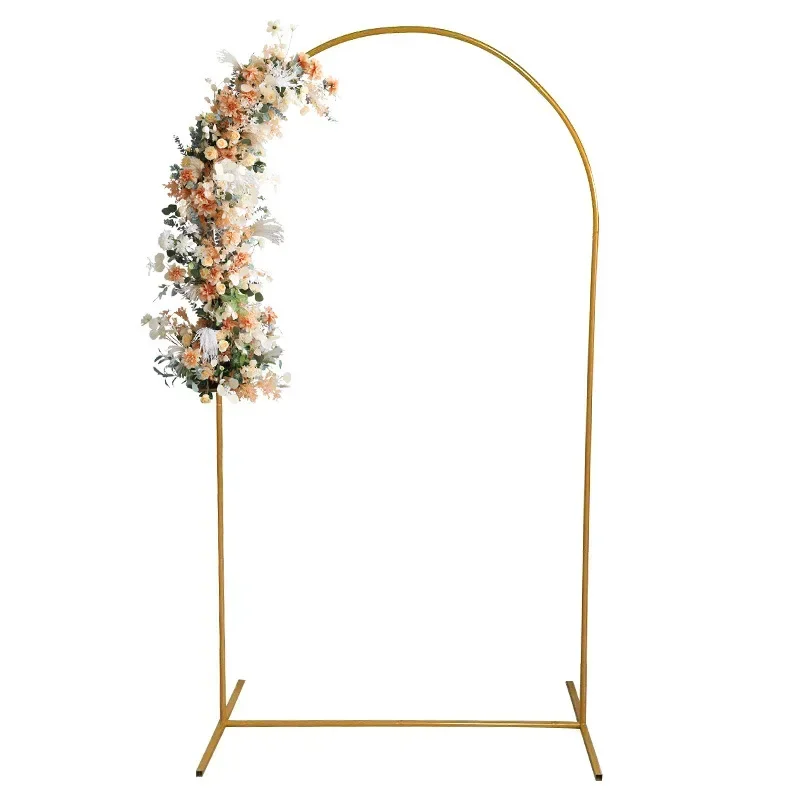 Gold Balloon Arch Stand - Adjustable 4FT to 72FT Wedding Backdrop Frame