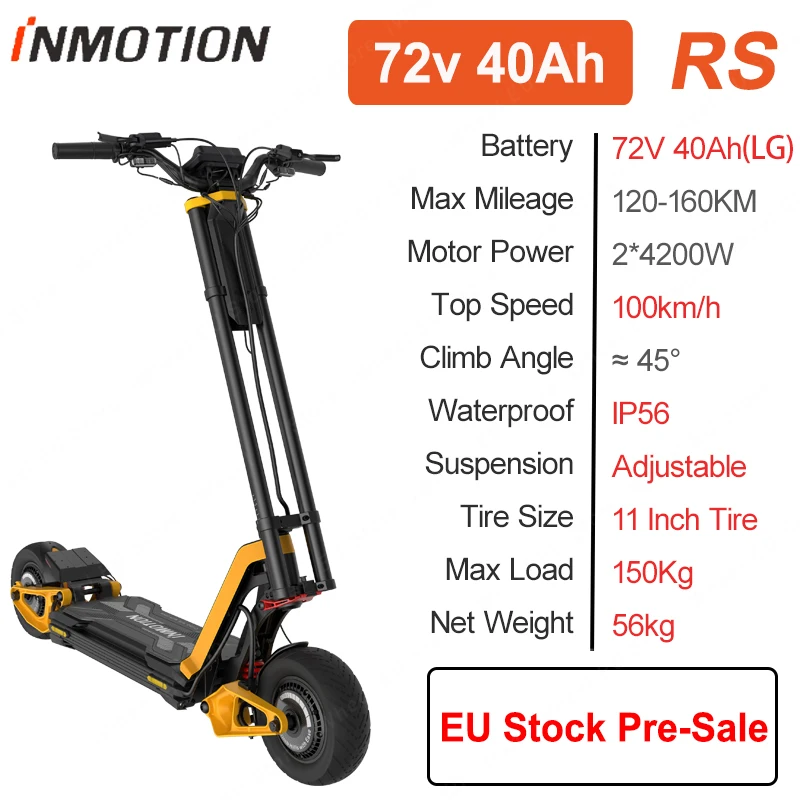 Inmotion RS 72V 40Ah Trottinette électrique