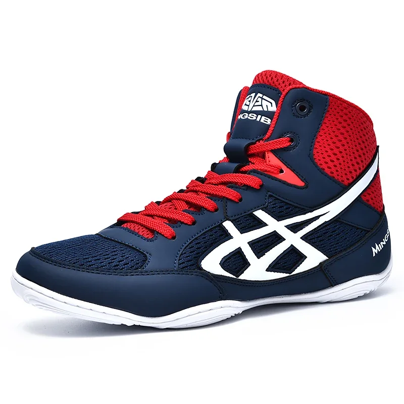 New Gym Unisex Professional Shoes Wrestling Shoes Adult Mid-cut Boxing Boxing Training Boots Light Weight Lifting