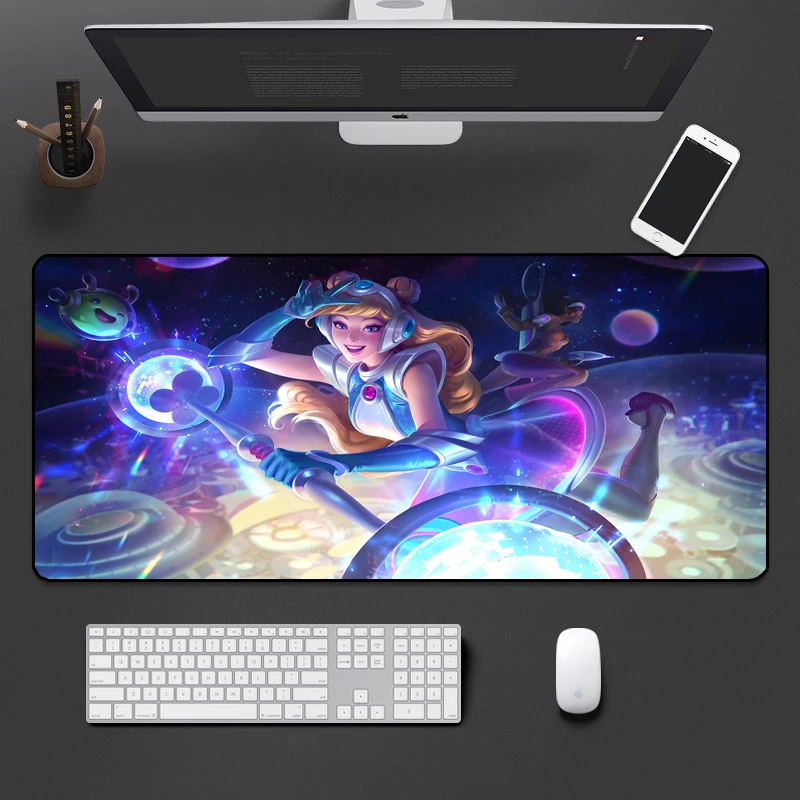 

Lux LOL Gamer Mousepad Carpet Table Mat Gaming Accessories Mouse Pad 400*900MM large mousepad xxl Desktop decoration cushion