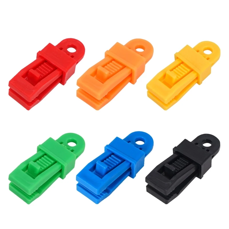 

5 Pcs Tighten Tent-Lock Grip Awning Clamps Multifunctional Tarp Clip for Outdoor