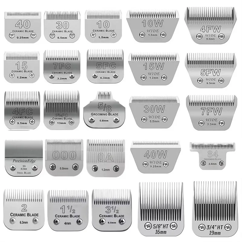 Dog Grooming Detachable Pet Hair Clipper Ceramic Blade Compatible with Andis,Oster A5,Wahl KM Series Animals Trimmer