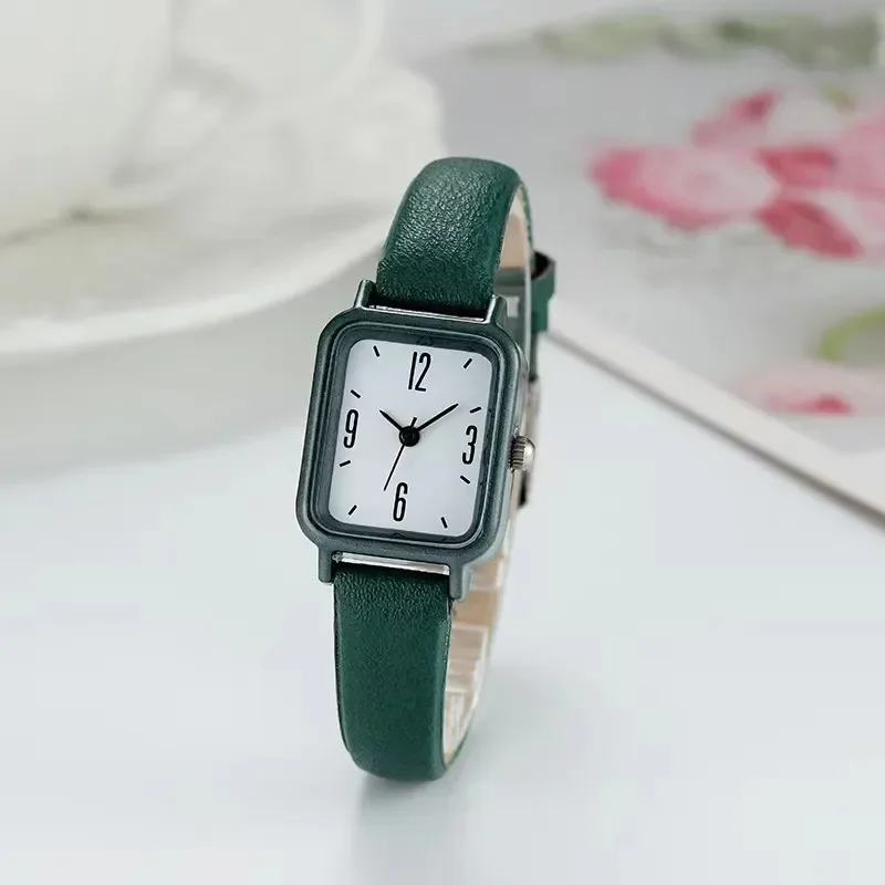 Small Watches Female INS High Beauty Student Party Korean Edition Simple Retro Sen Square Harajuku Academy Style