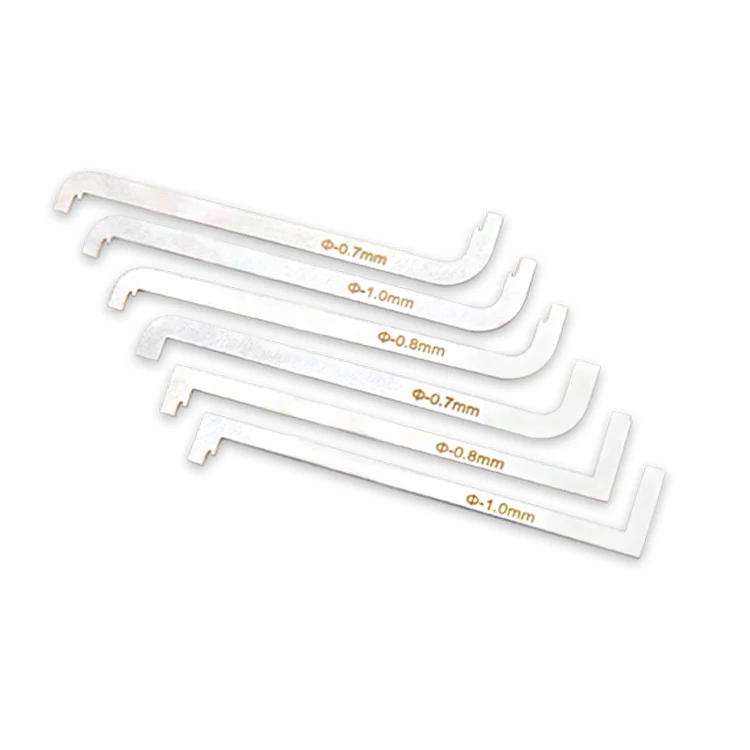 

New 6 Pcs Two-Headed Transmission Gear With Slot (Residential) Professional For Locksmith Supplies Hardware Repair Tools