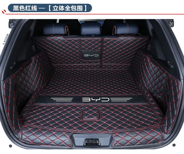 Rangement de coffre arrière de voiture, 2 pièces 3D, pour BYD Song Plus EV  Dmi 2022 2023 Partition, plateau de rangement, organisateur PP chanson  accessoires intérieur - AliExpress