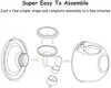 Wearable Breast Pump Replacement Parts Compatible with XIMYRA TSRETE Kmaier S12 S9 Wearable Breast Pump 3