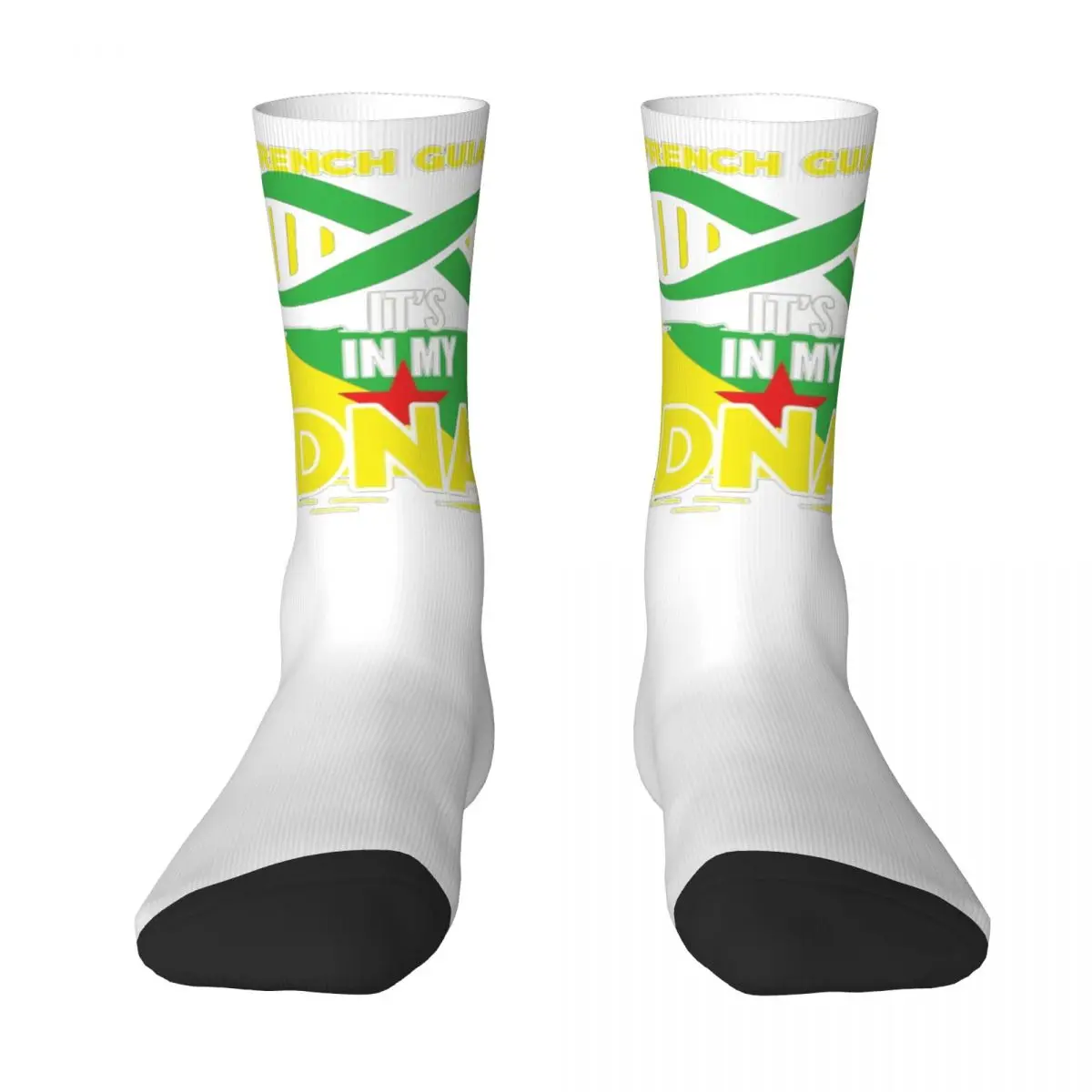 

Graphic Vintage French-guiana It Is In My DNA French Guiana Flag Stocking BEST TO BUY Knapsack Compression SocksFunny Novelty