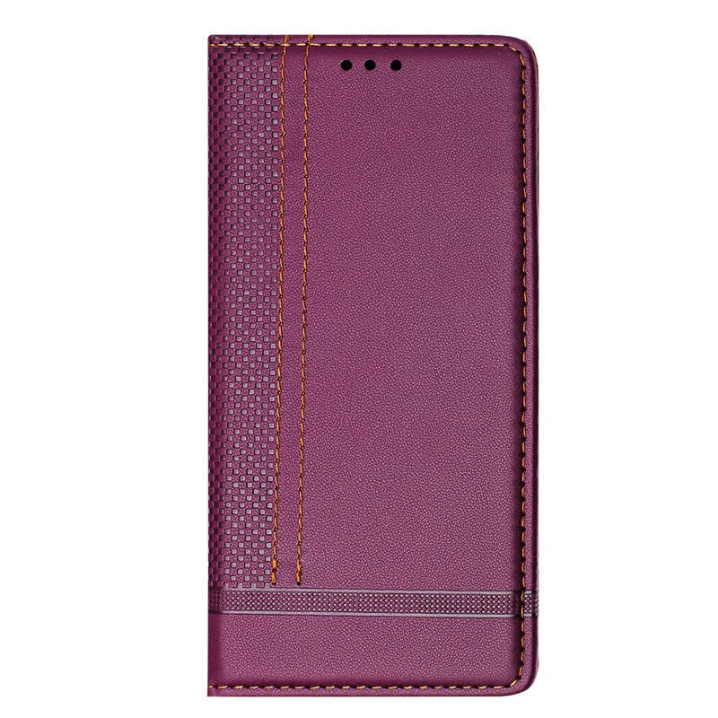 Colorful Macaron Magnetic Leather Wallet Case
