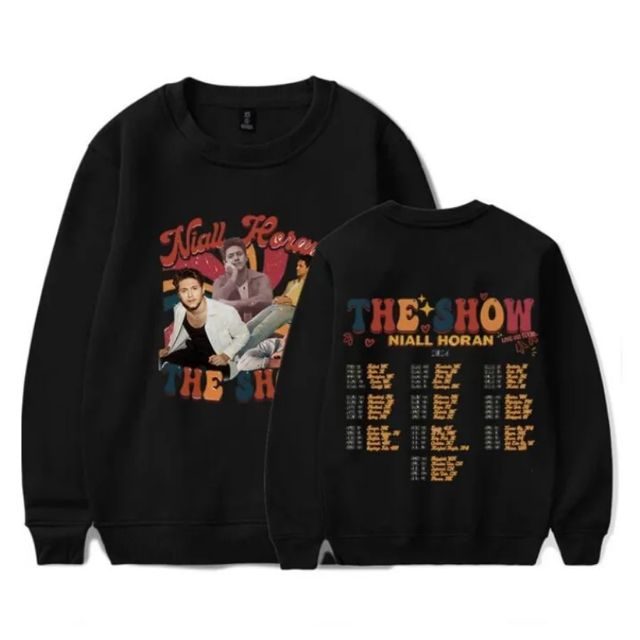 

Niall Horan Crewneck Sweatshirt NIALL HORAN THE SHOW LIVE ON Tour Unisex Trend Casual Street Clothing Hoodies for Men Women