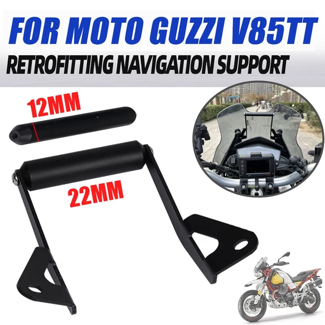 For MOTO GUZZI V 85 TT V85TT V85 TT 85TT Motorcycle Accessories SMART Phone GPS Navigation Plate Bracket Handlebar Adapt Holder