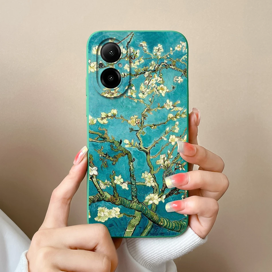 Cool Sweet Soft Liquid Silicone High-Quality Anti-Drop Phone Case - Back Cover Protection
