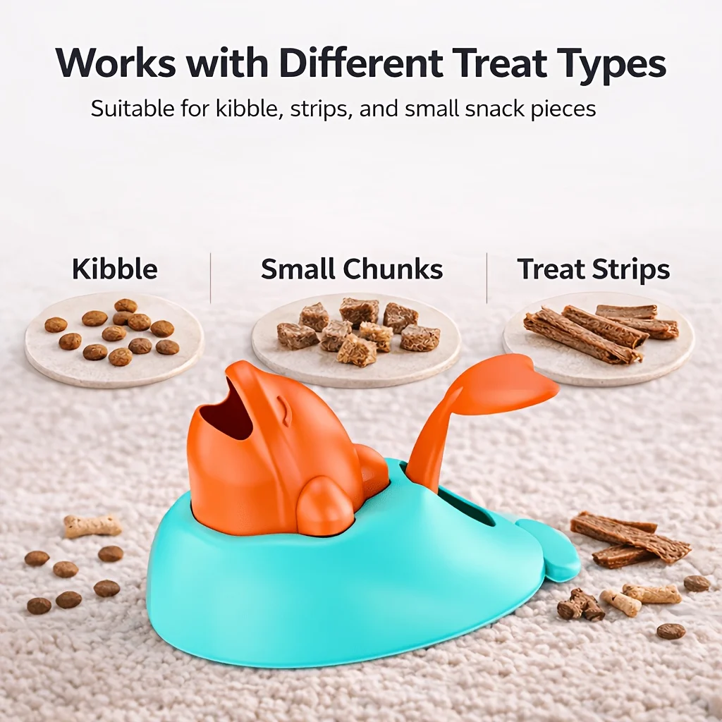 Interactive Treat-Dispensing Dog Toy for Indoor Fun and Training Puzzles
