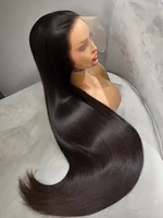 250 300 Density 13x4 13x6 Bone Straight HD Transparent Lace Front Human Hair Wig 30 40 Inch Pre Plucked Lace Frontal Wigs 1