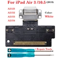 Puerto de carga USB Cargador Dock Conector Flex Cable Módulo Reemplazo Compatible con iPad Air 3 A2152 A2123 A2153 (blanco Puerto de carga USB Cargador Dock Conector Flex Cable Módulo Reemplazo Compatible con iPad Air 3 A2152 A2123 A2153 (blanco