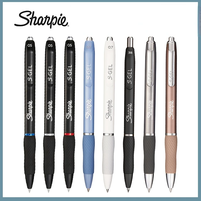 Sharpie S-Gel S-Gel Retractable Gel Pen, Fine 0.5 mm, Black Ink