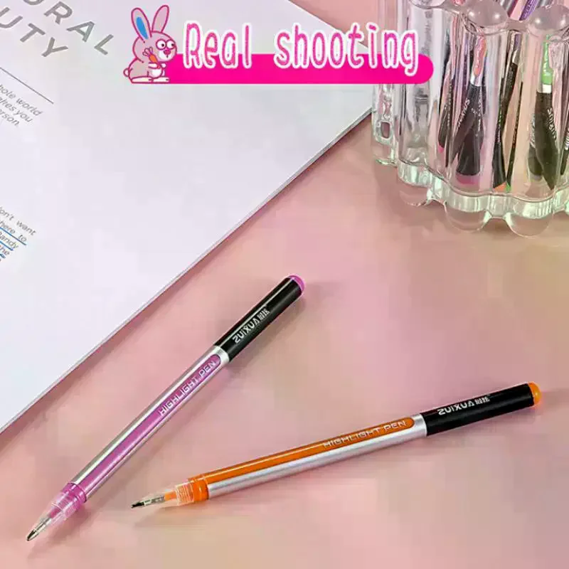 /&/1 세트 학생용 형광펜 젤 펜 6/12/18 색상 대용량 글리터 젤 펜 저널링 어린이 그래피티 선물용