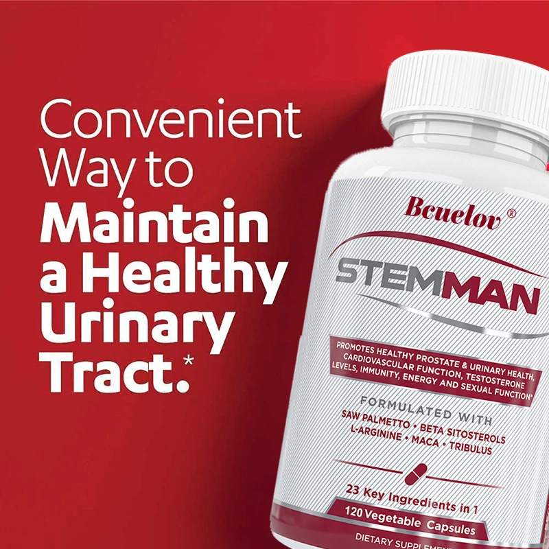 Multivitamin for Men Promotes Healthy Urinary System Natural Endurance, Mood, Energy and Blood Flow Support Dietary Supplement