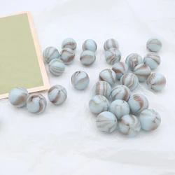Console de jeu de boules de verre de 16mm, 20 pièces de boules de crème, machine à pinball, pour bétail, petits marbres, jouets, perles de machine parent enfant 