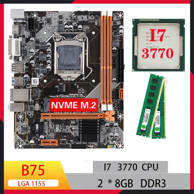 i7 3770 , B75マザーボード , DDR3 8G