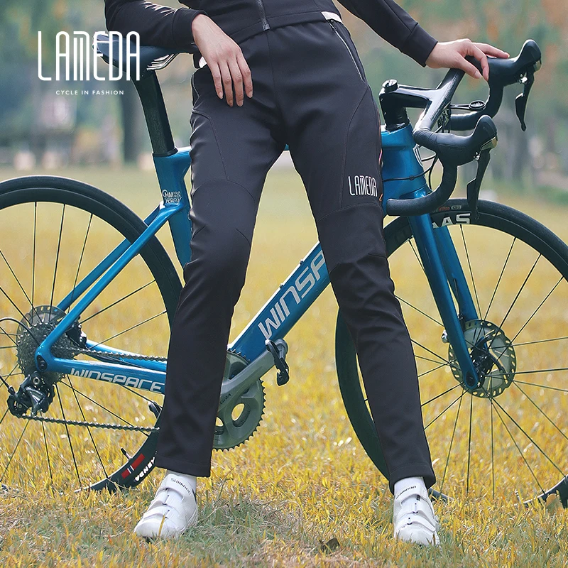 Lameda Winter Fleece Windproof Cycling Pants Mens Warm Casual Trousers Mtb  Mountain Road Bike Cycling Pants Couple Design  Cycling Pants  AliExpress