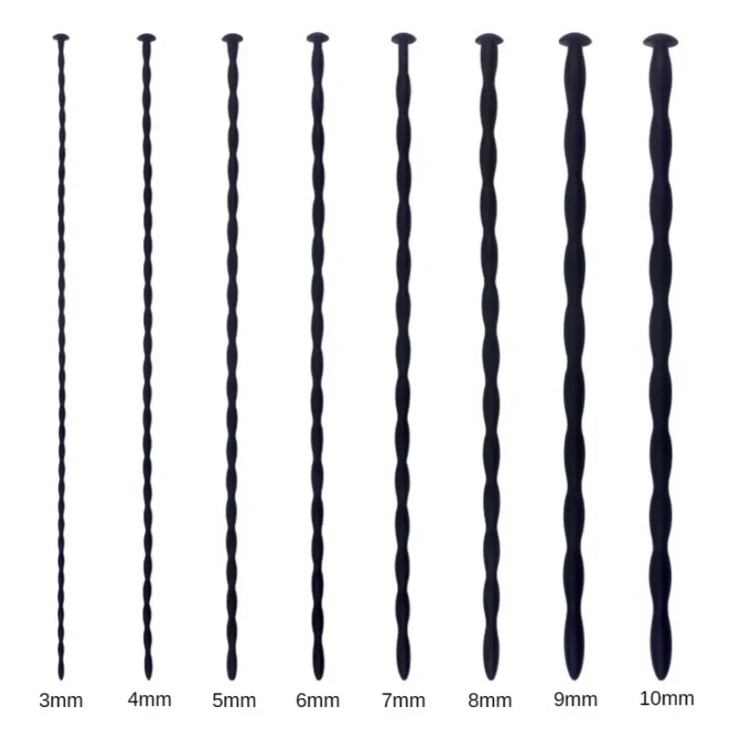 8 Größen weiches Silikon Harnröhrendilatator Pferdeauge Stick Penisstange Männliche Masturbation Blockade Stimulator Katheter Sexspielzeug für Männer 1