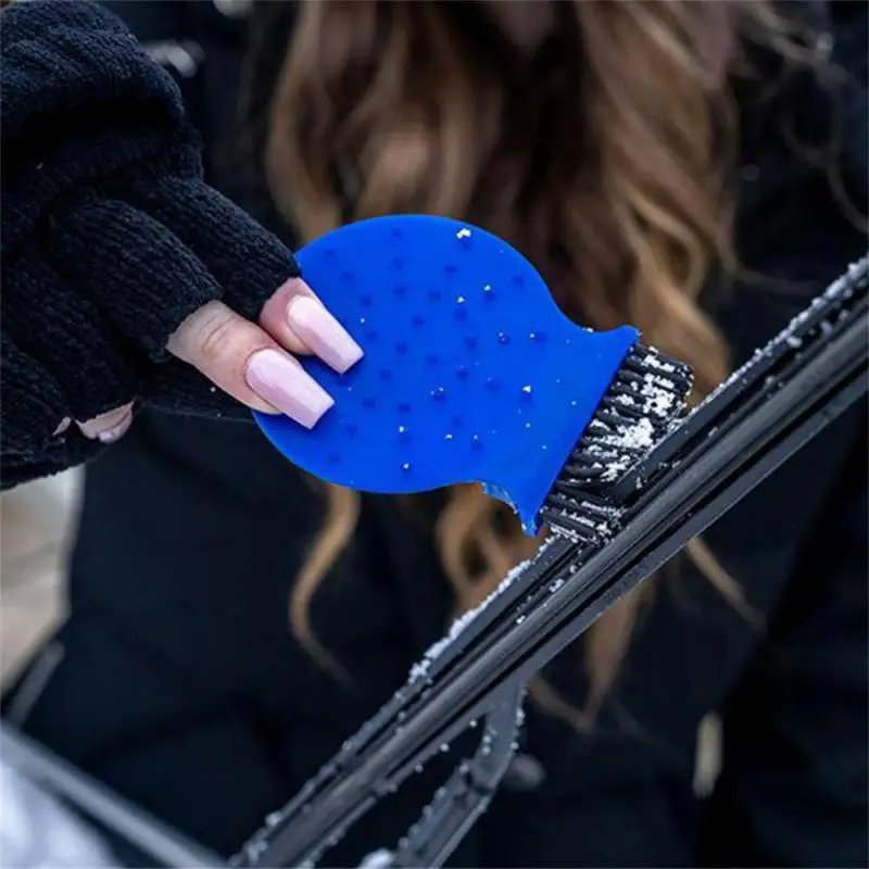 Auto Ice Scrape Funnel Car Window Glass Cleaning Tool Windshield Snow Remove Shovel Cleaning Brush home Windows Glass Clean Tool
