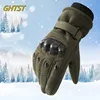 Tactical Gloves Ski Men Winter Velvet Thickened Warm Touch Screen Anti-Slip Full Finger Motorcycle Outdoor Snowboard Accessories 1