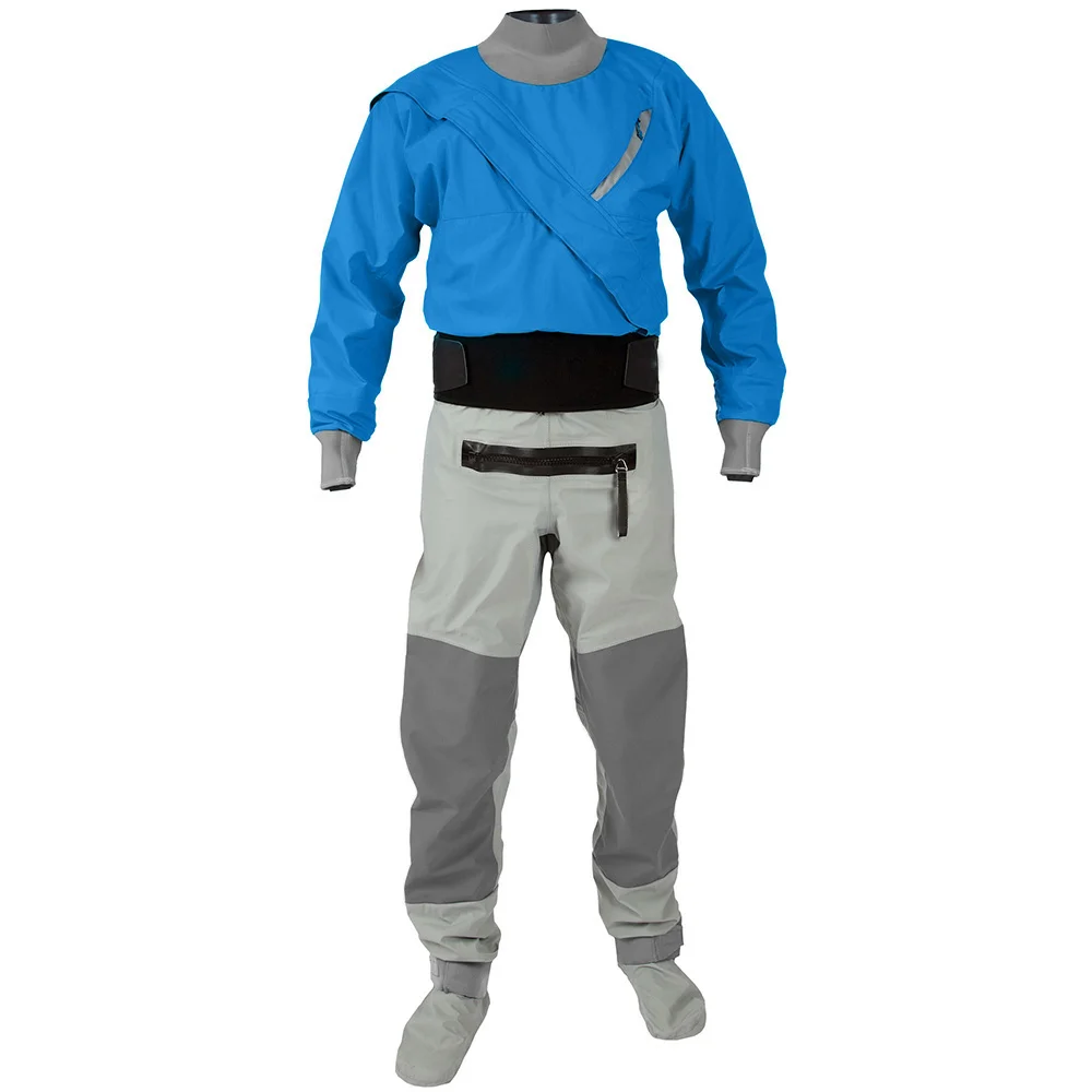 Kayak Dry Suits for Men, Latex Cuff Gasket on Neck and Wrist, Fully Seal Recommended Padding, D19, 2023 3