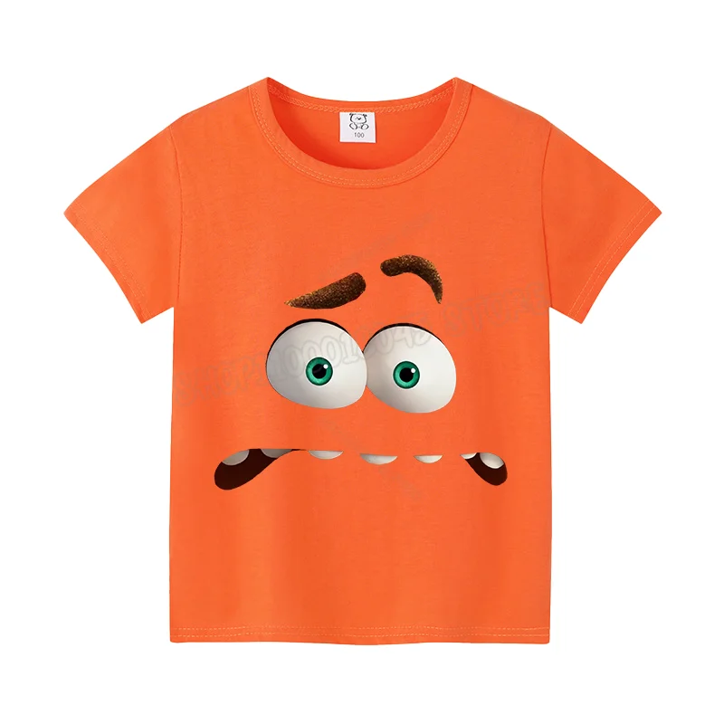 thumbnail image 1 of Camiseta de la película Inside Out 2 para niños y niñas, ropa de moda para niños, ropa de figuras lindas, Tops cortos de algodón de verano, regalo estético 2024, 1 of 5