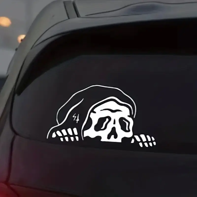 Vibrant Cartoon Skull Stickers – Funny & Cute Decals