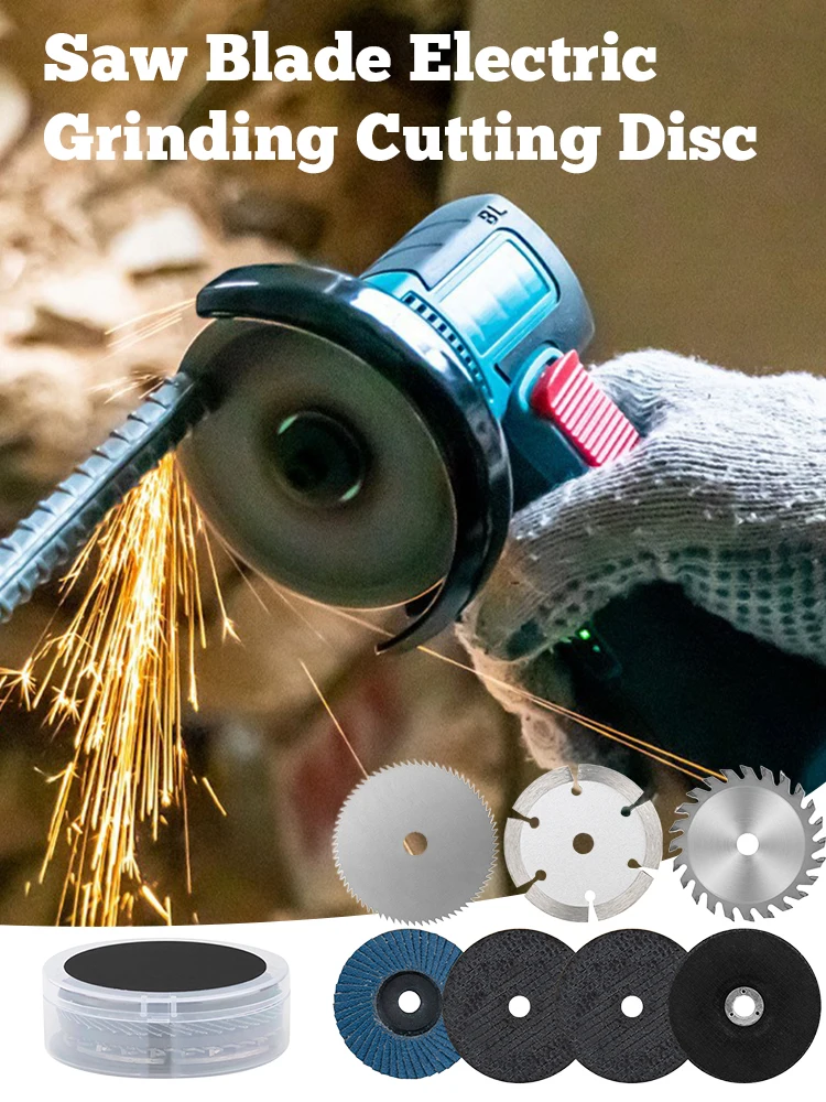 Cutting Disc Grinding Wheel Metal Woodworking Stone Marble Cutting Grinding Saw Blade For Mini Angle Grinder 7pcs/Set 76mm cutting disc,grinding disc,abrasive wheel,grinding wheel,saw blade