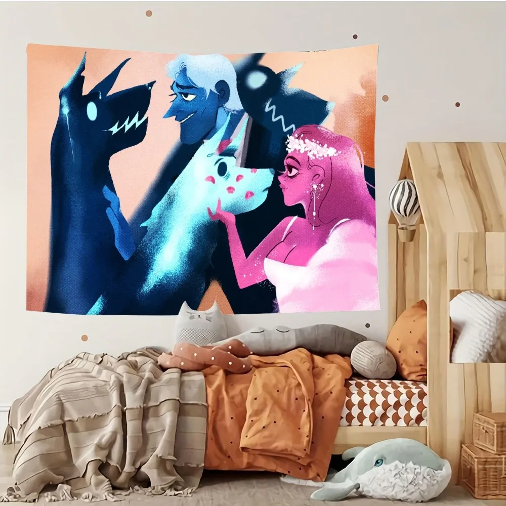 

Lore Olympus Books Tapestry Wall Hanging Tapestry Art Deco Blanket Curtain Hanging at Home Bedroom Living Room Decor