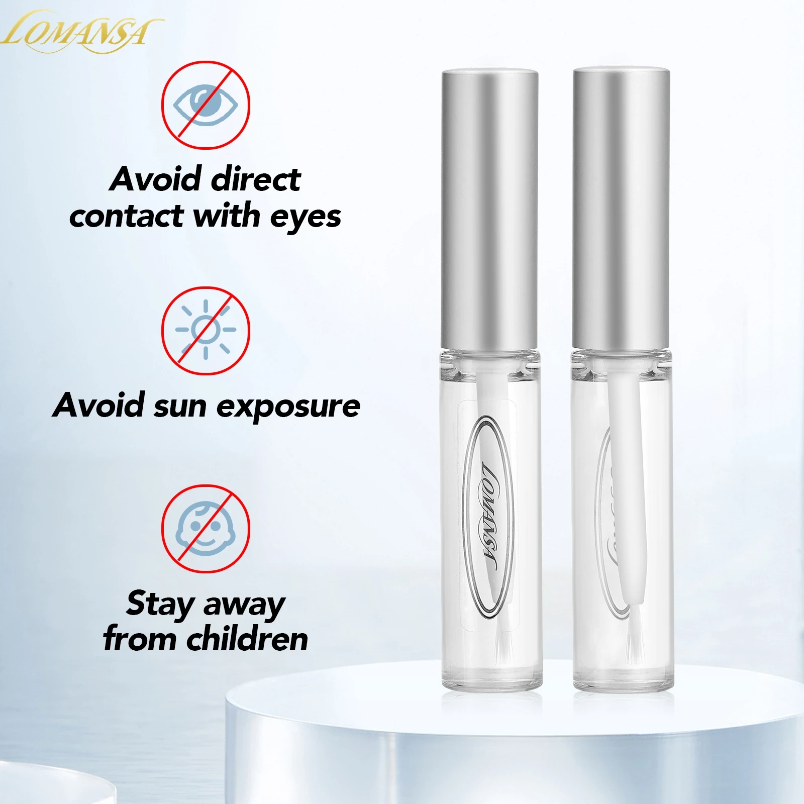 Eyelash Glue Lomansa Korea 5ml Strong Lash Lift For Lash Lifting And Curling Perm Adhesive Makeup Tool