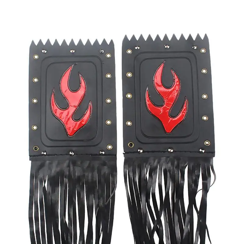 Universal Motorcycle Fringe Grips Cover Leather Handlebar Hand Grips Tassel Cuffs Brake Lever Cover For Cruiser Custom motorcycle grip covers