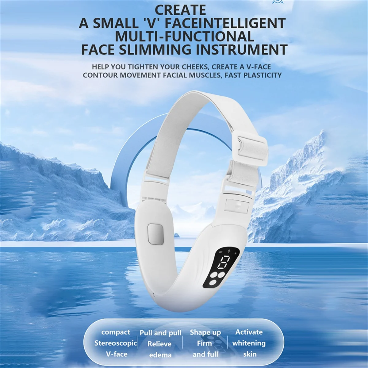 FZFZ Skin Care EMS Electric Massager Face Slimming Machine V Shaper Chin Cheek Lifting Firming Equipment Beauty Tool