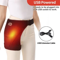 Portable Electric Heated Hip Massager Vibration Kneading Sciatica Pain Alleviation Muscle Strain Recovery Winter Warm Gear 2