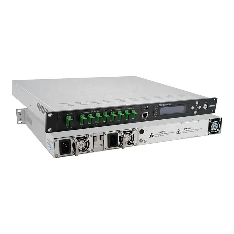 Edfa 8 Port Ftth Gpon 1550nm Wdm 19dbm Catv Optical Fiber Amplifier Edfa