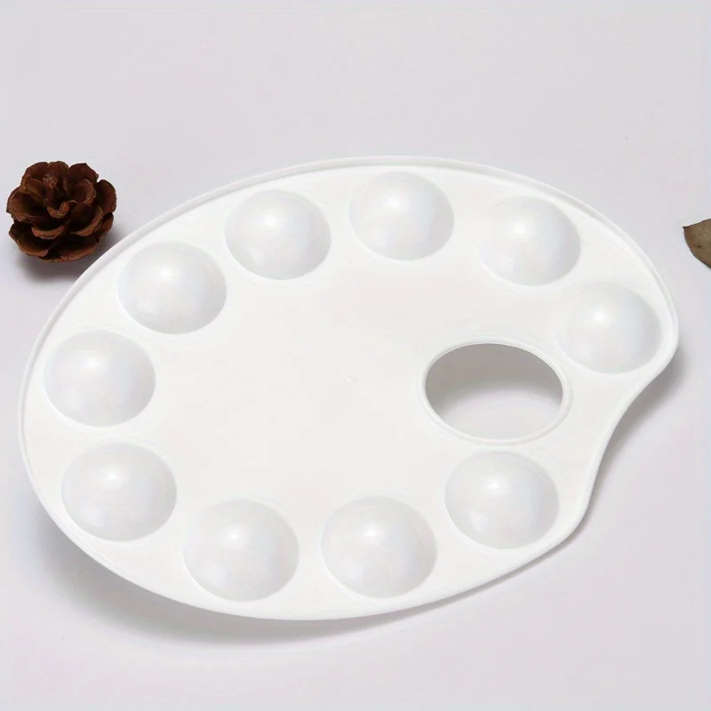 Painting Palette, Made of Environmentally Friendly Plastic, Reusable Art Tools Suitable for Gouache, Acrylic, Watercolor, Etc. - 5
