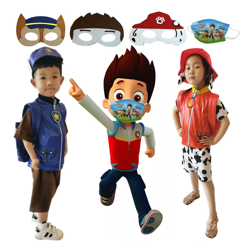 Estate Manica Corta Marshall Chase Costume Cosplay Skye Zuma Rocky Ryder Bambini Ragazzi Ragazze Vestiti Per Feste Di Compleanno