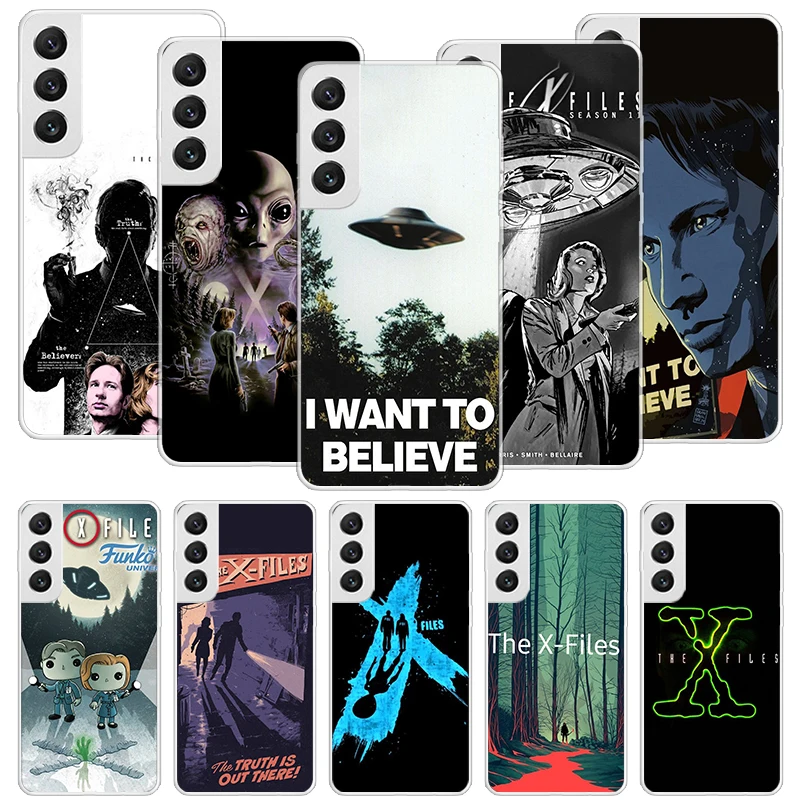 The X Files I Want To Believe Custodia Per Telefono Per Samsung Galaxy S24 S23 S22 S21 S20 Ultra S20 Fe S10 Plus S9 S8 + Fundas Cover Coque