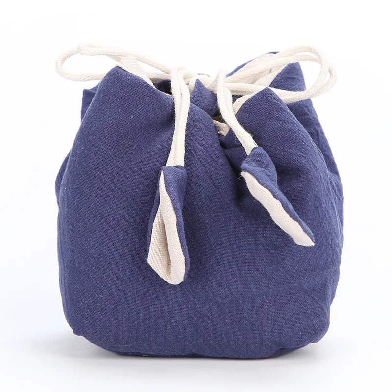 Cotton And Linen Teaware Storage Bag Simple Teapot Bag Portable Travel Tea Set Storage Household Tea Set Accessories LC655 tea storage bags