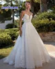 Customized Applique Lace Bride Wedding Dresses Spaghetti Straps Formal Wedding Party Gowns Backless vestido de noiva 1
