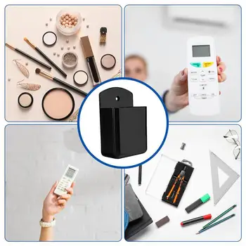 Remote Organizer Box Adhesive Remote Holder Wall Mount Home Organization Remote Control Box For Living Room Bedroom Gym Room 5