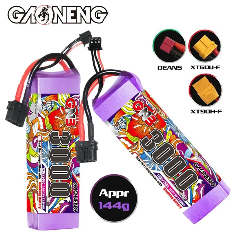 

GNB HV 2s 7.6v 3000mAh 120c/240c Lipo Battery For RC Helicopter Quadcopter FPV Racing Drone Spare Parts 2s Rechargeable Battery