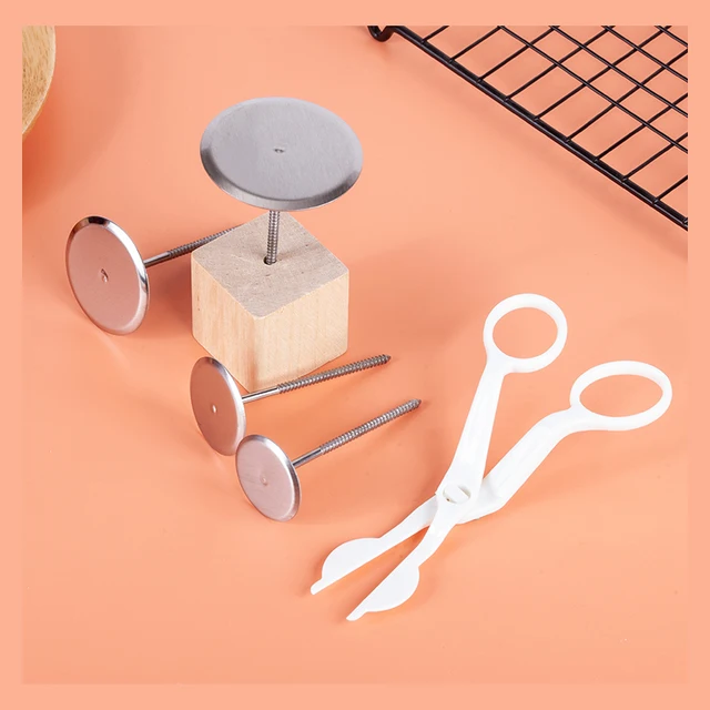 11Db/Set Virág Olló Sütemény Tálca Rózsa Fúvóka Körömdekoráció Emelő Fondant Krém Átadása Sütés Tészta Konyha - Image 6