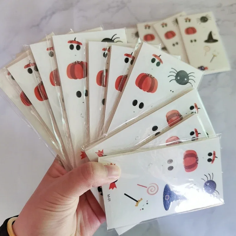 10pcs Glow In The Dark Christmas Cartoon Stickers Halloween Luminous Scrapbooking Decoration Sticker