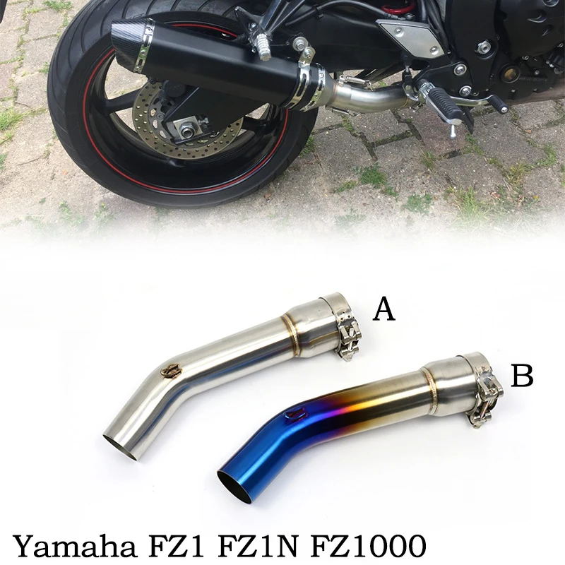 Tubo Centrale Fuga Moto Moto Scarico Moto Silenziatore Bici Da Corsa Per Yzf Fz1N Fz1 Fz8 Fz8N Fz8S Fz1000 2006-2015