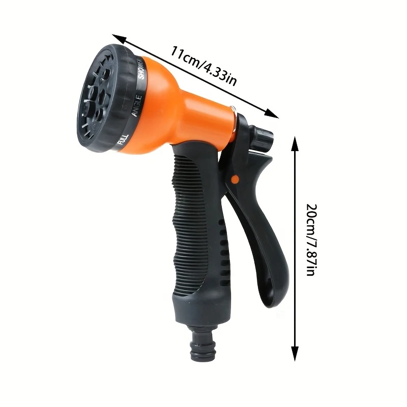 خرطوم ري الحديقة مرن 25 قدم 8 وظائف