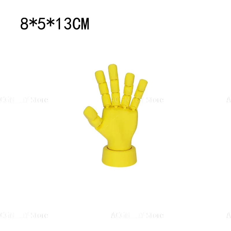 3D Printed Adjustable Joint Hand Model Funny Home Desktop Decoration
